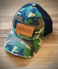 56 Brave Hat (Camo and Leather)