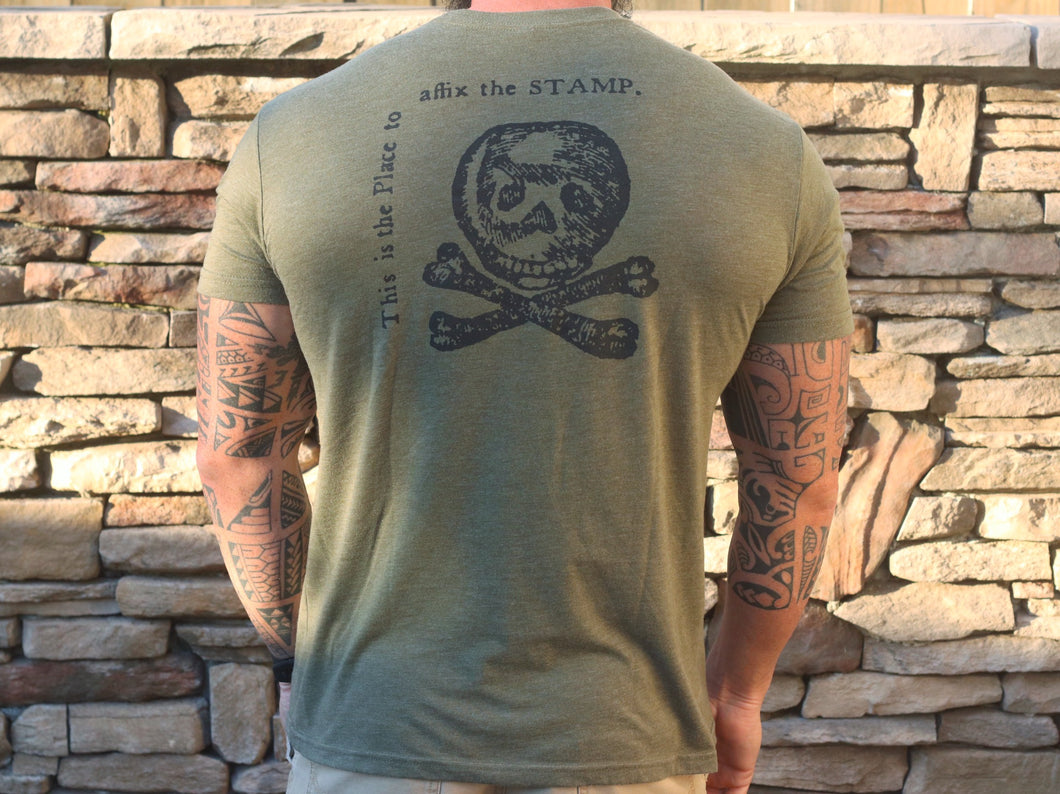 Tax Stamp, T-Shirt, Men's (Army Green)
